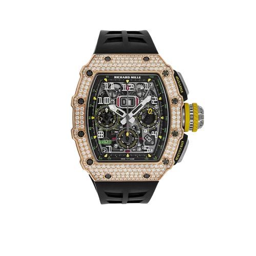 RM 11-03 Flyback Chronograph Diamond Set Rose Gold