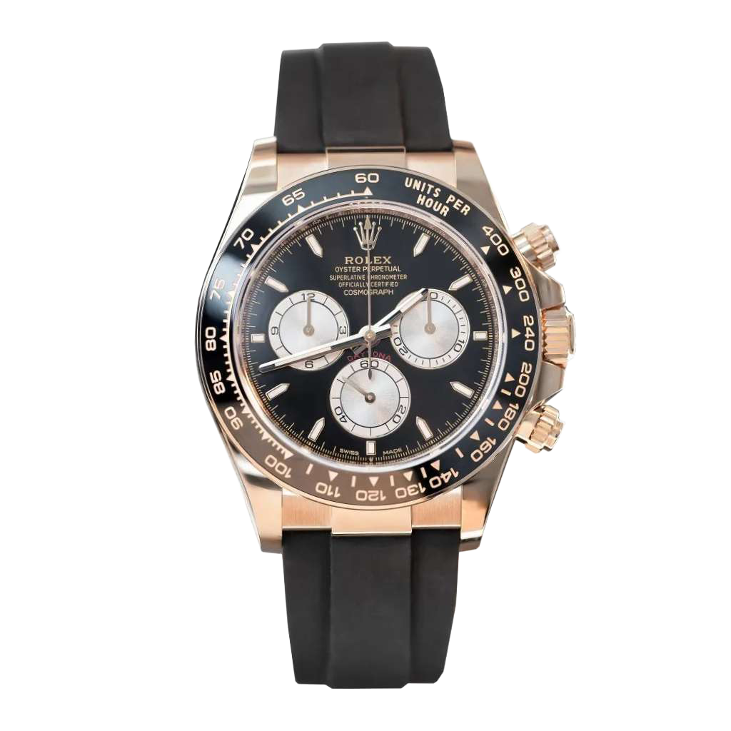 Daytona 40mm Everose Gold Bright Black and Sundust Dial M126515LN-0002