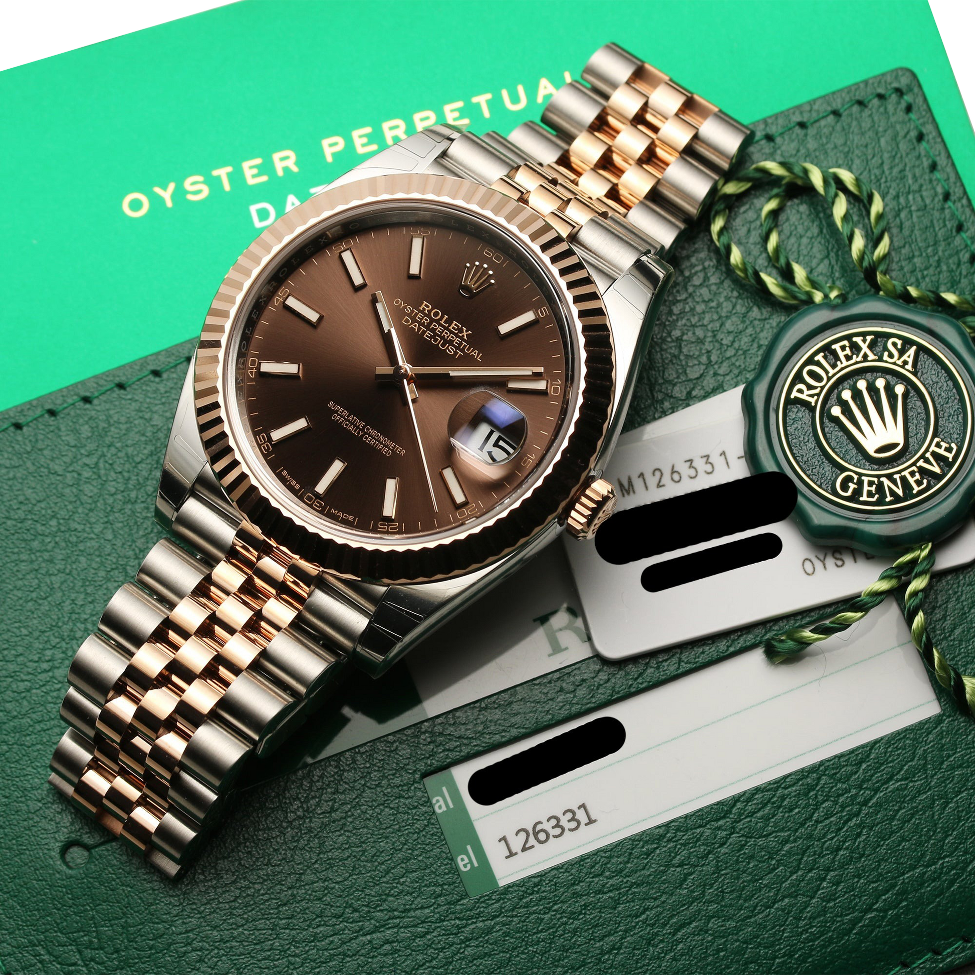 Datejust 41mm Steel & Everose Gold Chocolate 126331-0002