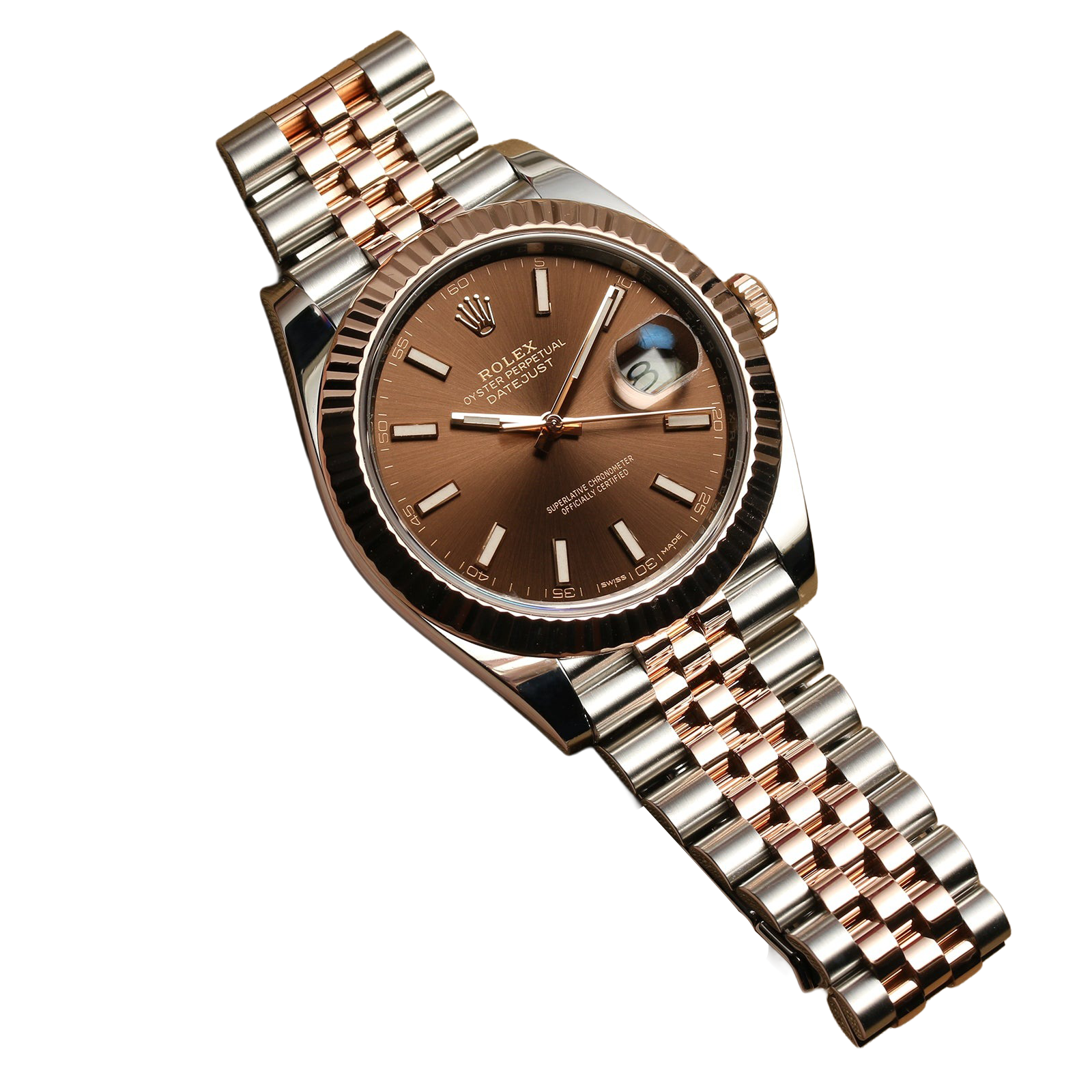 Datejust 41mm Steel & Everose Gold Chocolate 126331-0002