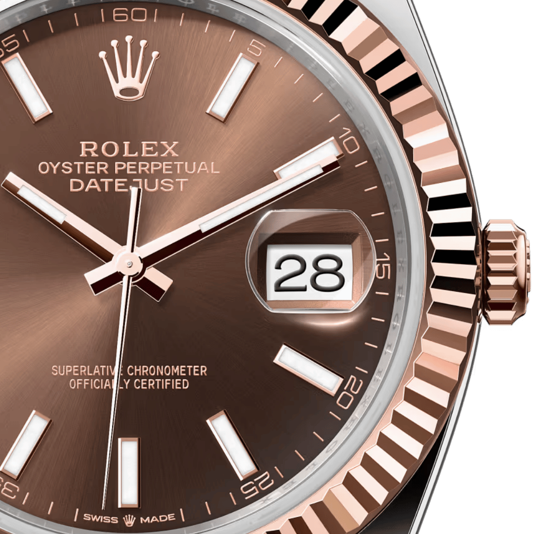 Datejust 41mm Steel & Everose Gold Chocolate 126331-0002