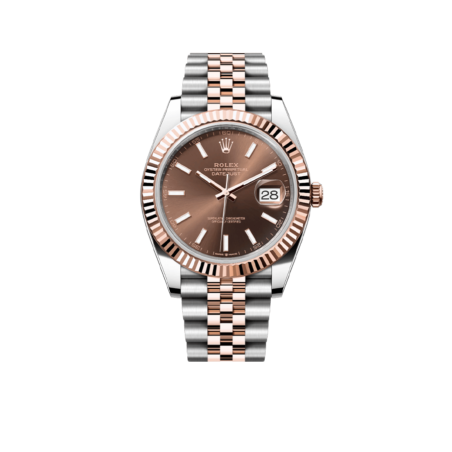 Datejust 41mm Steel & Everose Gold Chocolate 126331-0002