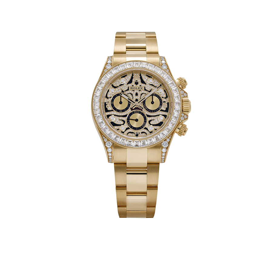 Daytona Eye of the Tiger 116598TBR Yellow Gold Diamond Dial (Super Clone)