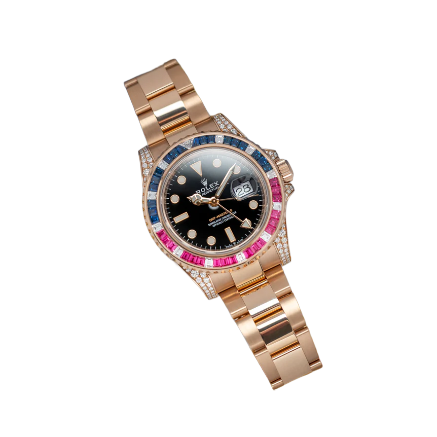 GMT-Master II 40mm Everose Diamond 126755SARU