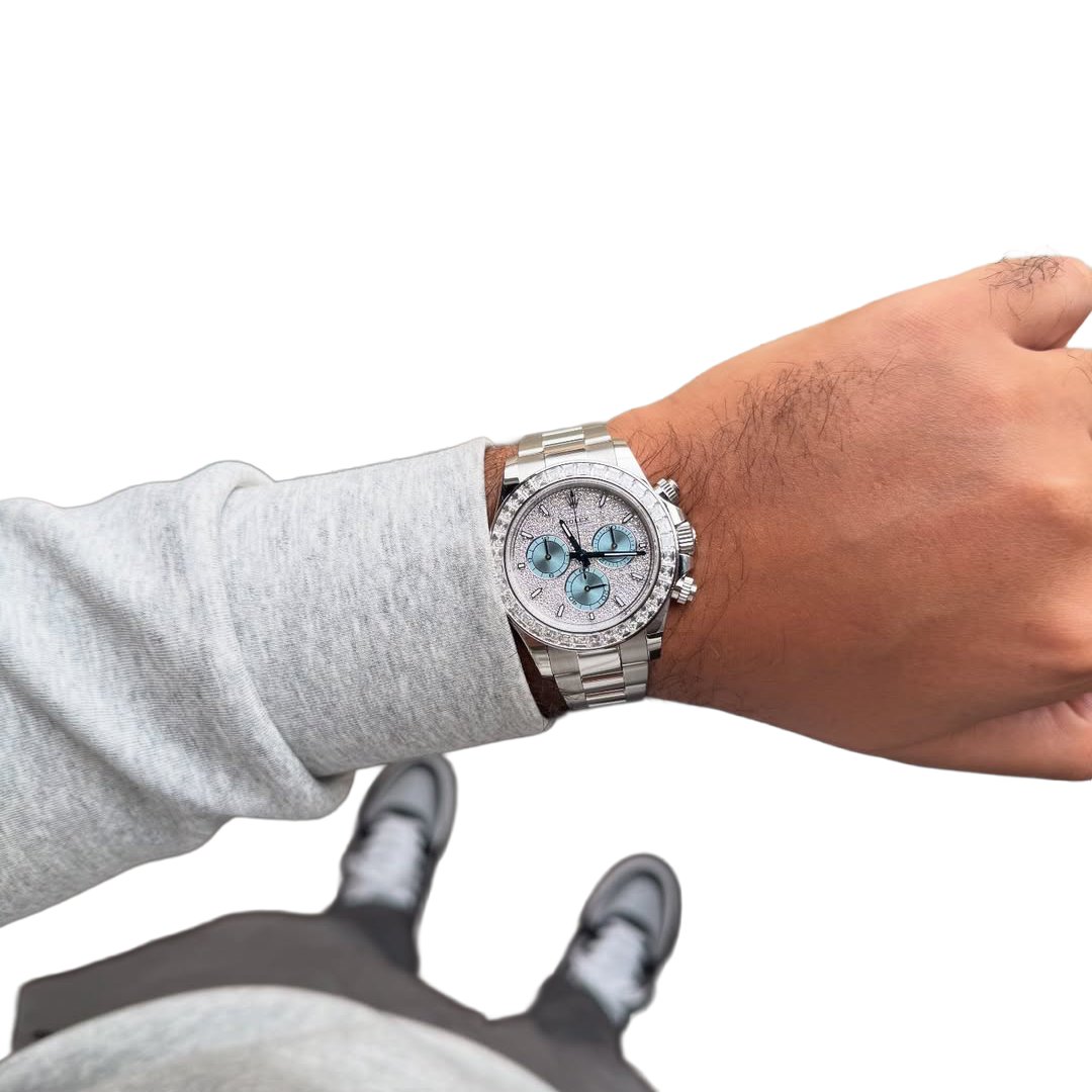 Daytona Diamond Pave Dial Platinum Watch 116576TBR