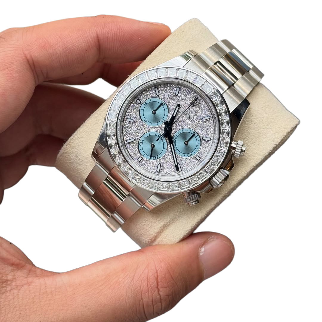 Daytona Diamond Pave Dial Platinum Watch 116576TBR