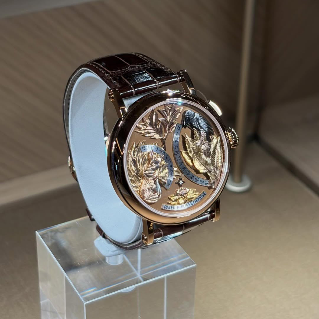 Complications 43mm 5249R-001 Hours And Minutes On Demand Automaton - The Crow and the Fox Rose Gold Matara