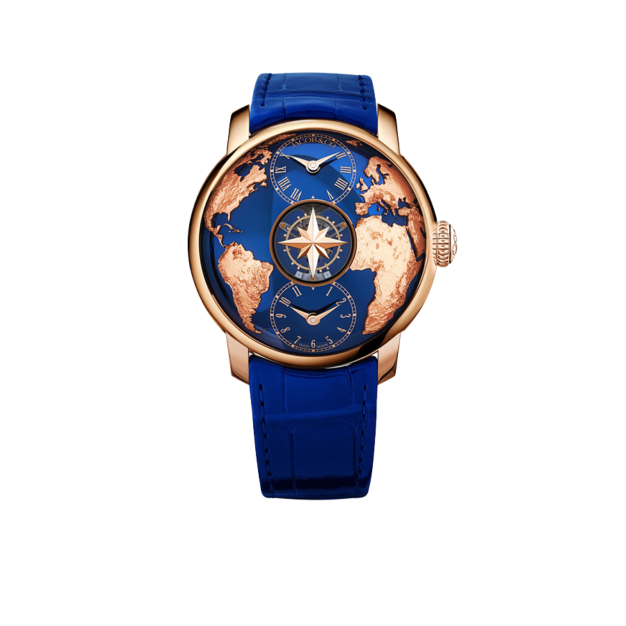 The World Is Yours Dual Time Zone Tourbillon 38.6mm Rose Gold Automatic Winding DT200.40.AA.AA.A