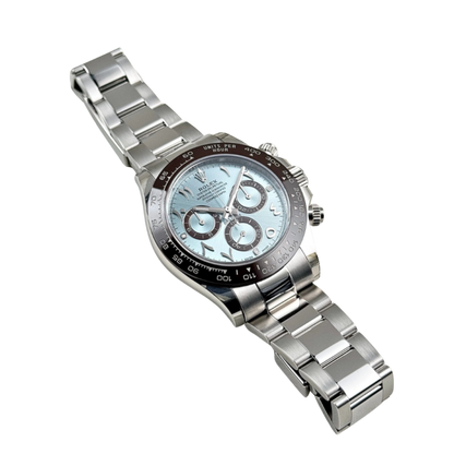 Daytona 116506 Platinum Ice Blue Arabic Dial 40mm