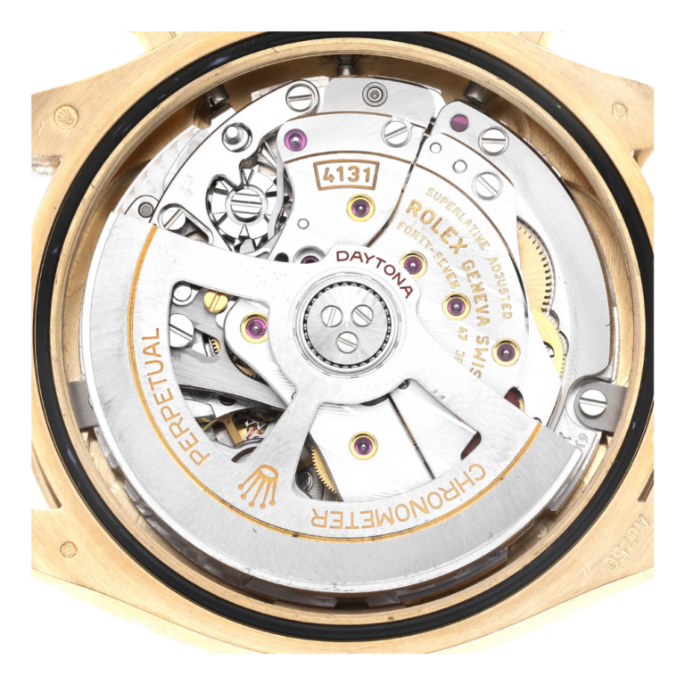 Daytona 40mm Yellow Gold White Dial Mens Watch 126518