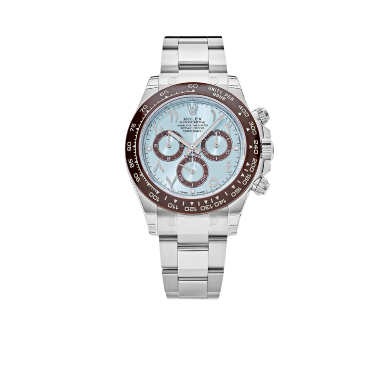 Daytona 116506 Platinum Ice Blue Arabic Dial 40mm