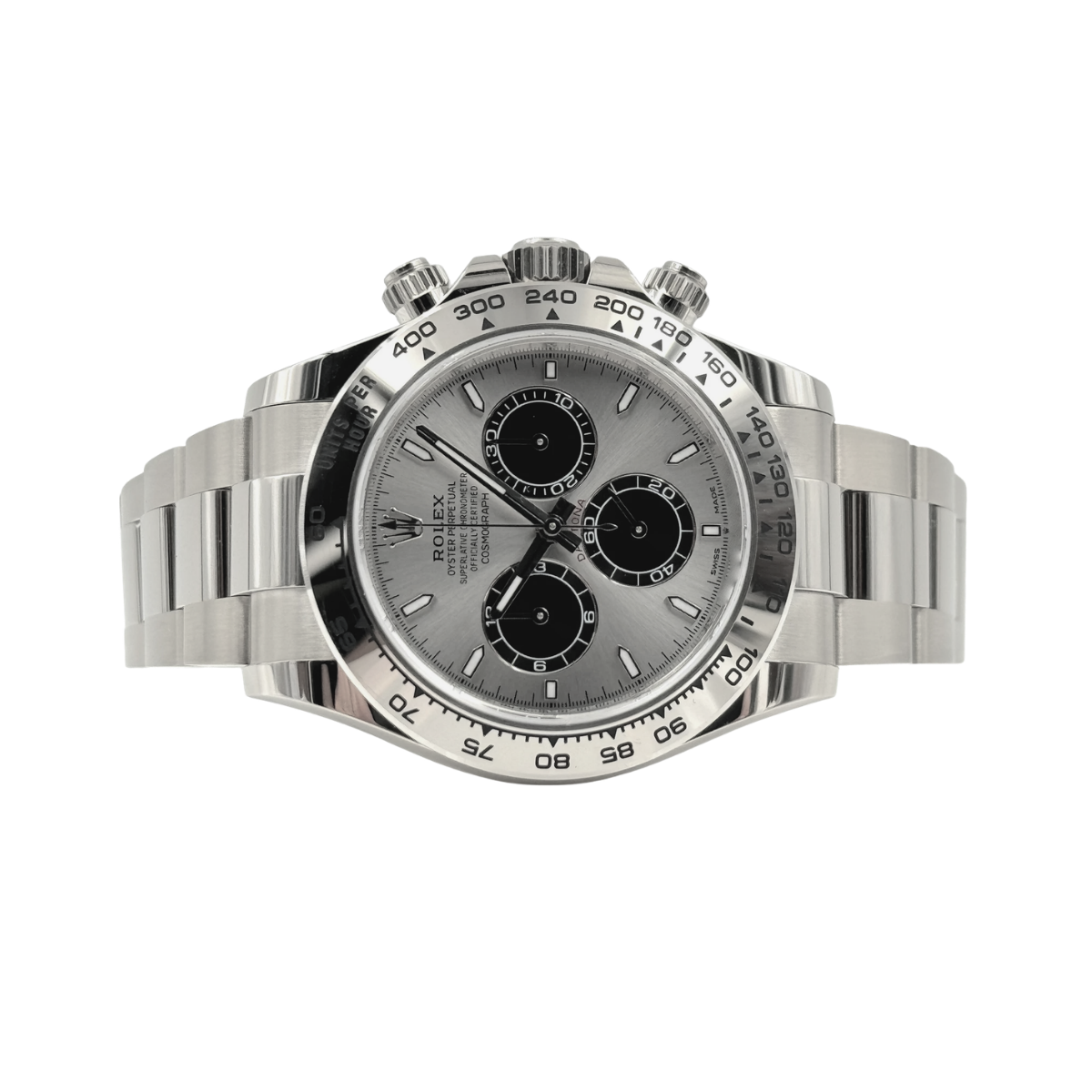 Daytona 40 mm White Gold Silver Dial Mens Watch M126509-0003