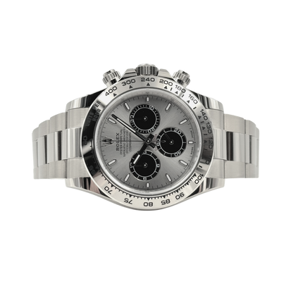 Daytona 40 mm White Gold Silver Dial Mens Watch M126509-0003