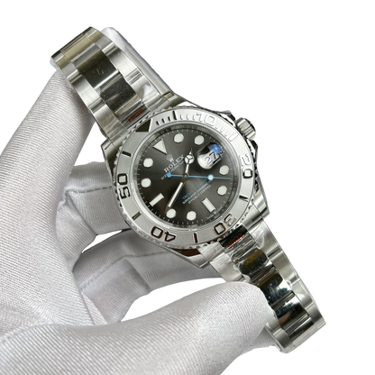 Yacht-Master 40 mm Dark Rhodium Dial, Stainless Steel Oyster Bracelet Mens Watch M126622-0001