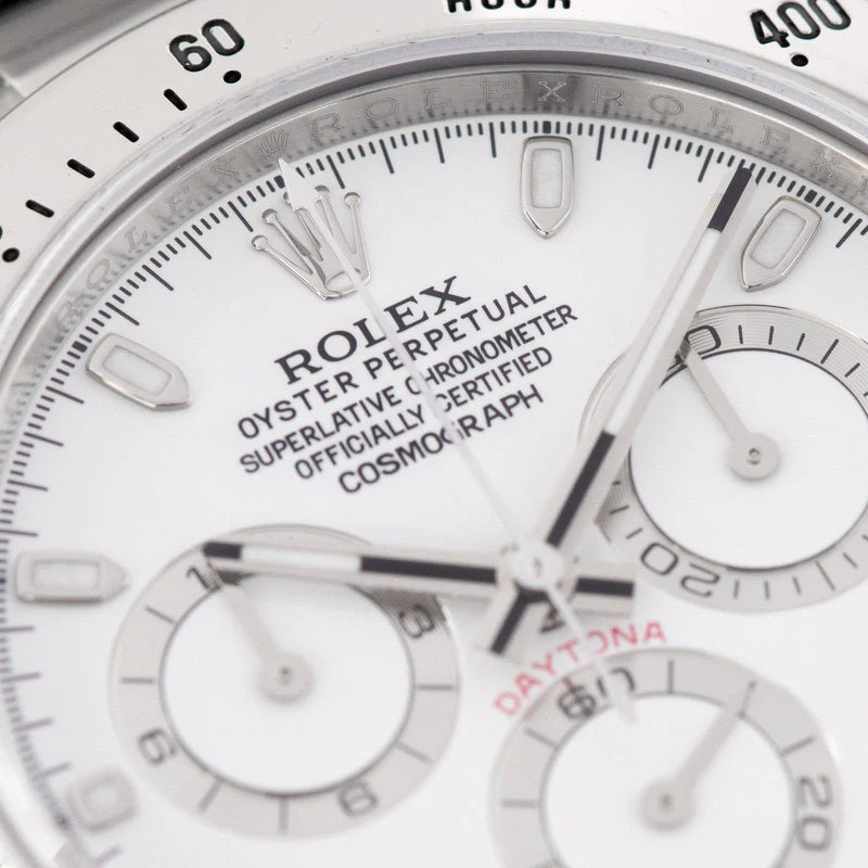 Daytona 40mm 116520 White APH Dial