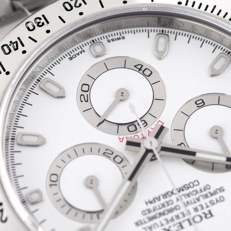 Daytona 40mm 116520 White APH Dial