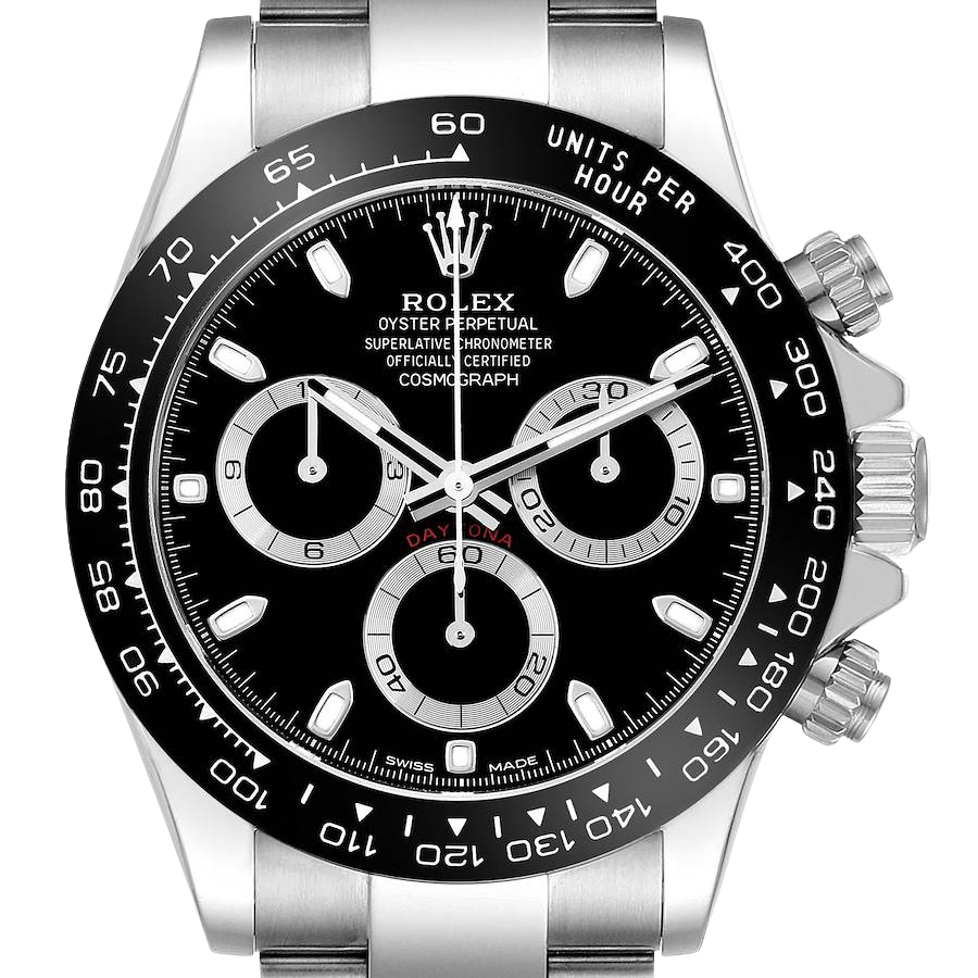 Daytona Panda 40mm Chronograph Black Dial Mens Watch 116500