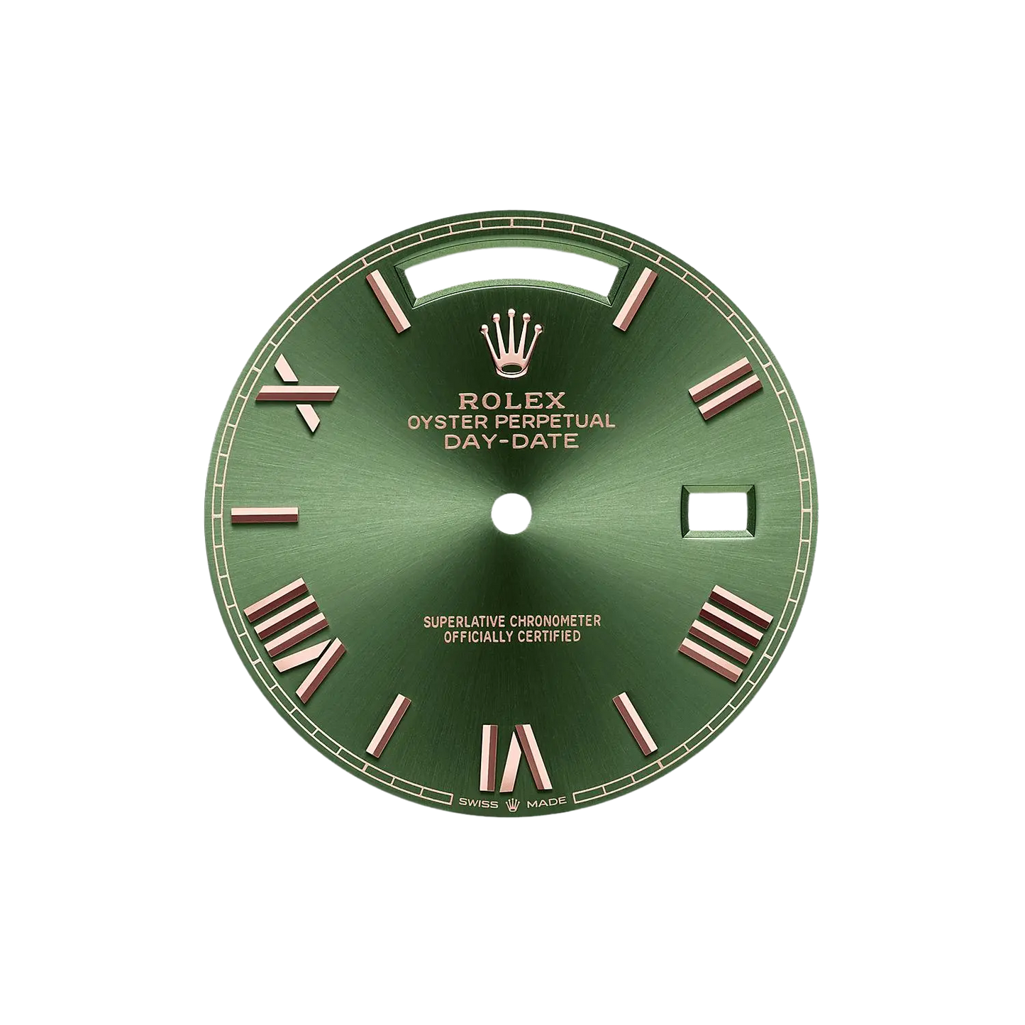 Day-Date Oyster Everose gold 40mm Green Olive 228235