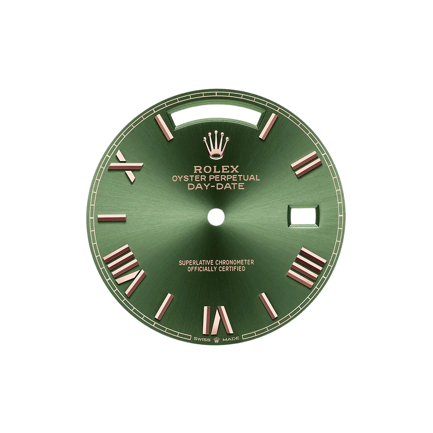 Day-Date Oyster Everose gold 40mm Green Olive 228235