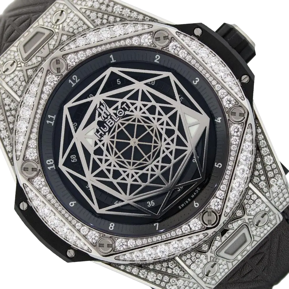 Big Bang Sang Bleu Diamond Titanium 45mm 415.NX.1112.VR.1704.MXM17