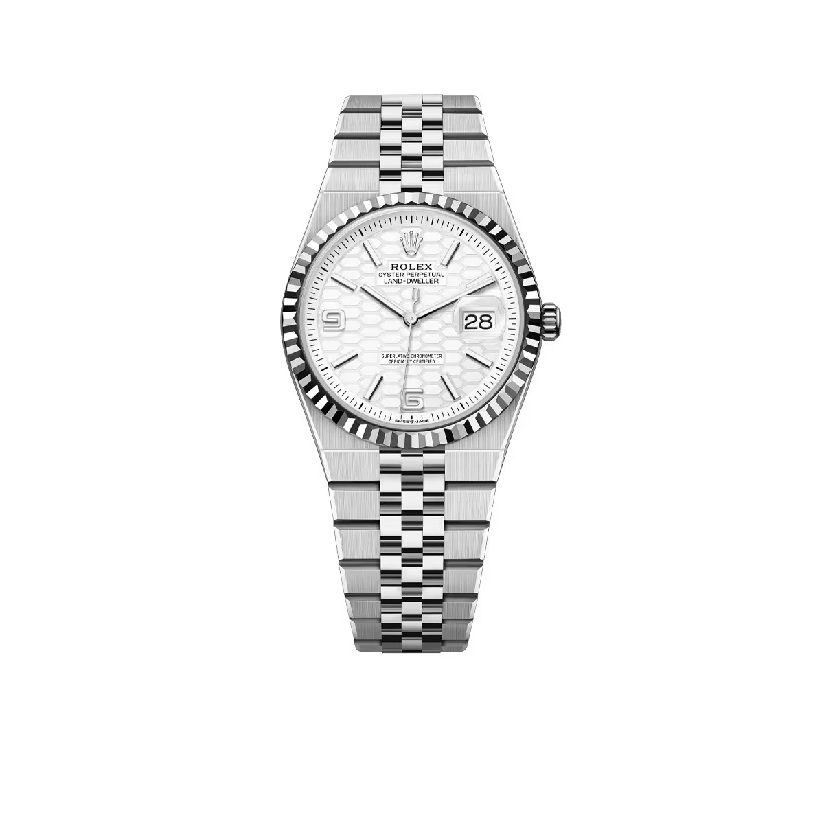 Land-Dweller 36 mm  Oystersteel White Gold M127334-0001