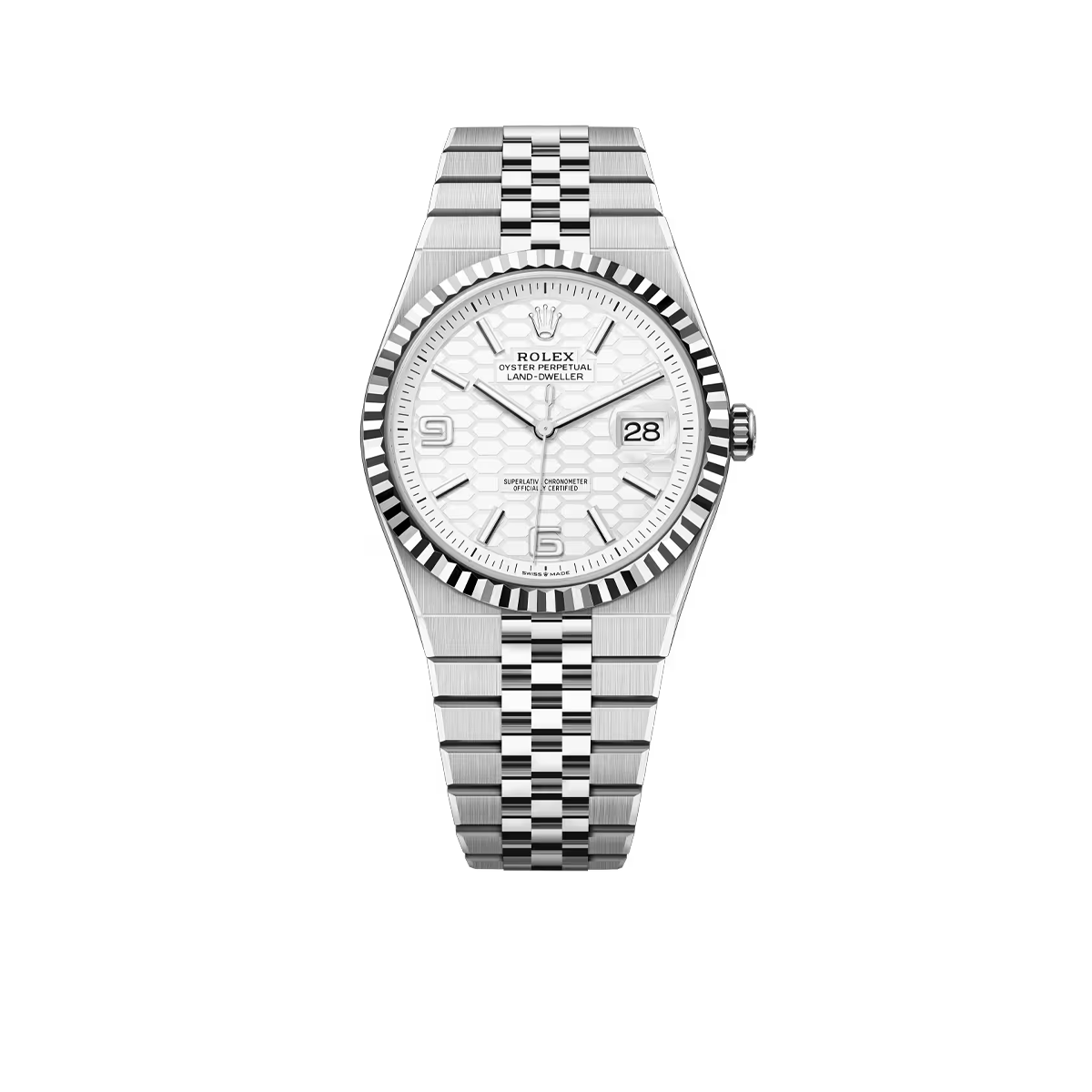 Land-Dweller 40 mm  Oystersteel White Gold M127334-0001