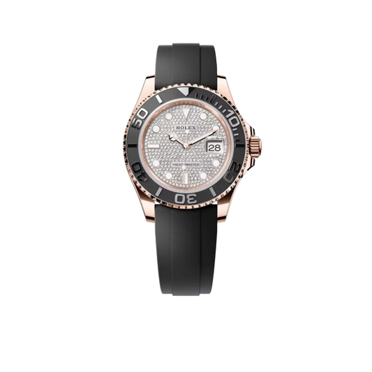 Yacht-Master 40mm 126655 Rose Gold Pavé Diamond Dial