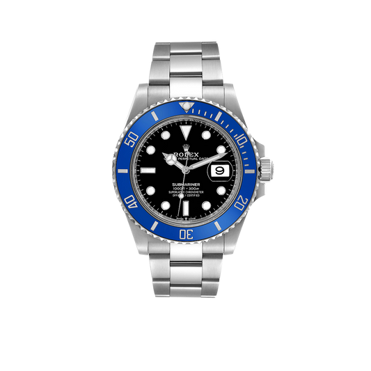 Submariner 41mm Cookie Monster Blue Ceramic Bezel White Gold Mens Watch 126619