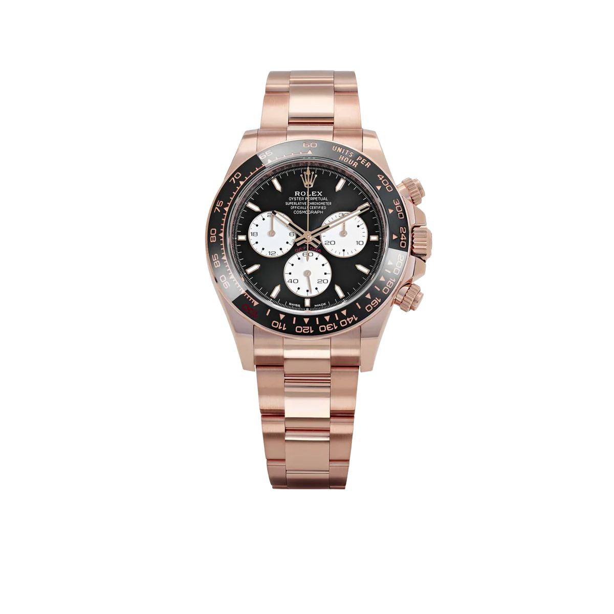 Daytona 40mm Le Mans Rose Gold Bright Black Dial (2025) 126525LN