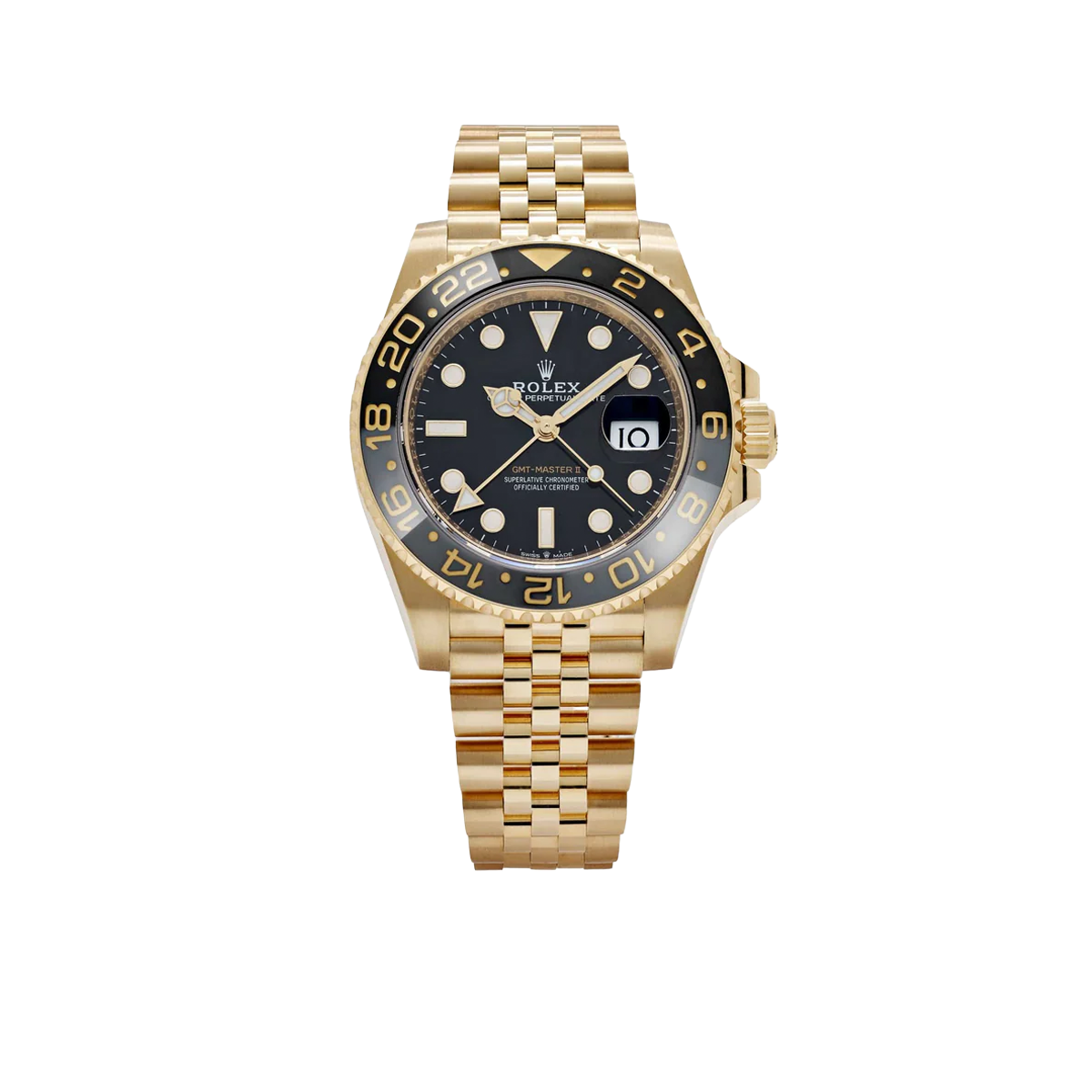 GMT-Master II 126718GRNR Yellow Gold Black Dial Jubilee (2025)