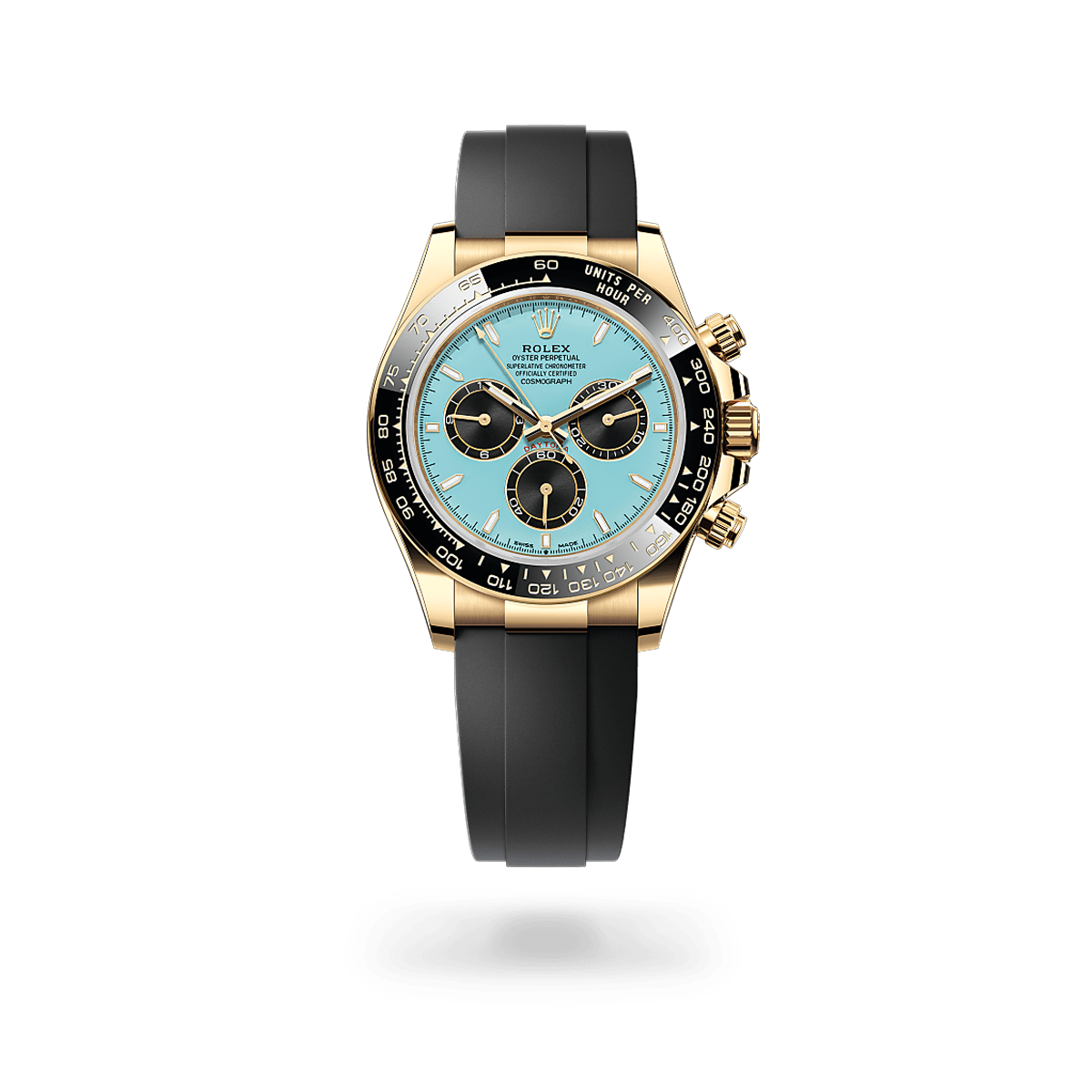 Daytona 40mm Yellow Gold - Turquoise Tiffany Dial 126518LN