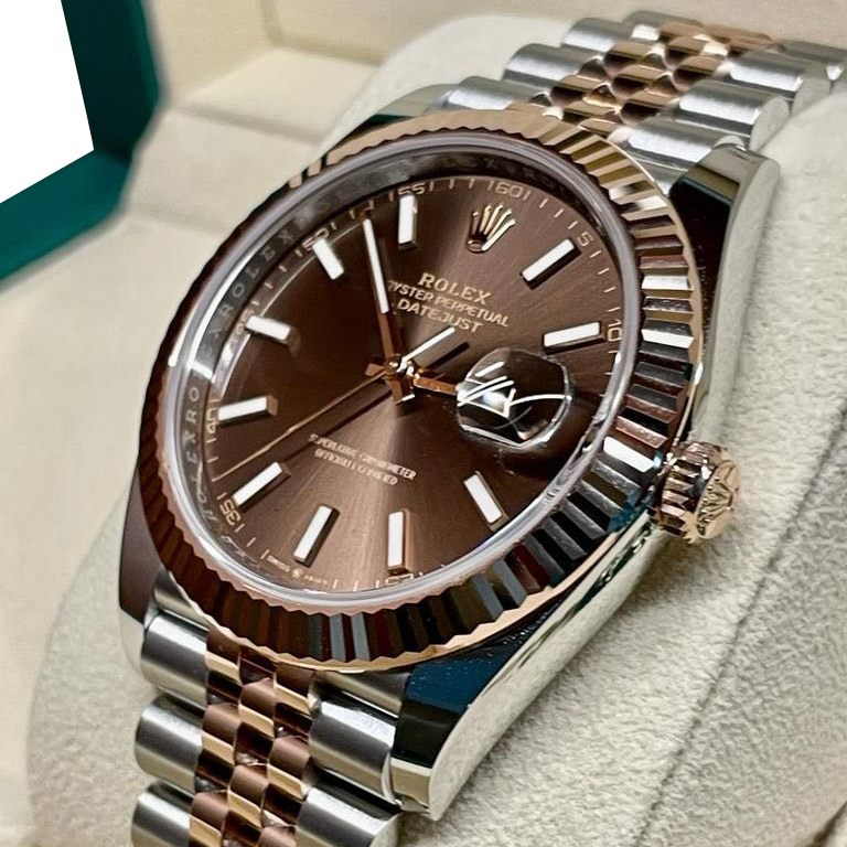 Datejust 41mm Steel & Everose Gold Chocolate 126331-0002