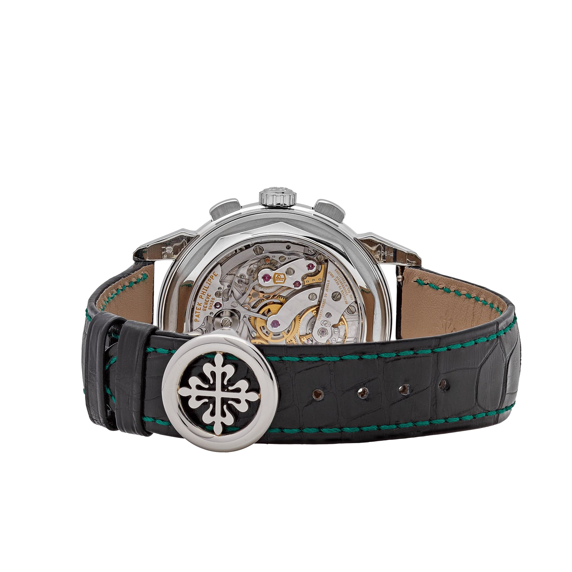 Grand Complications 41mm 5270P-014 Perpetual Calendar Chronograph Platinum Green Dial