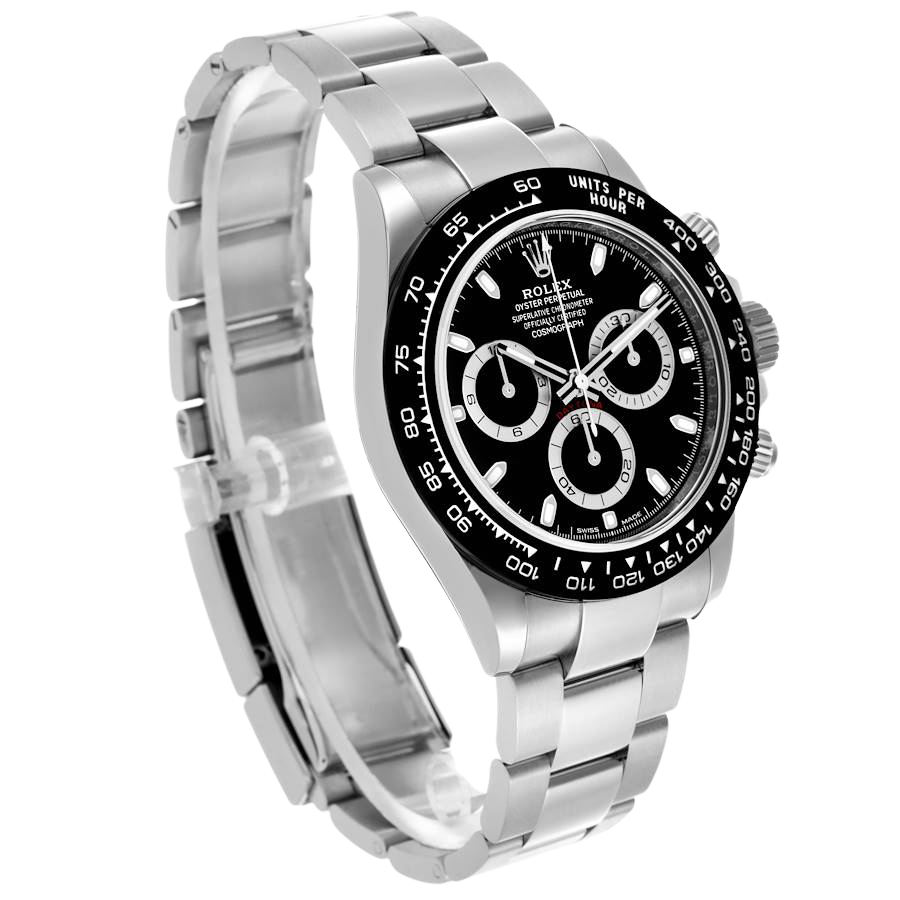 Daytona Panda 40mm Chronograph Black Dial Mens Watch 116500