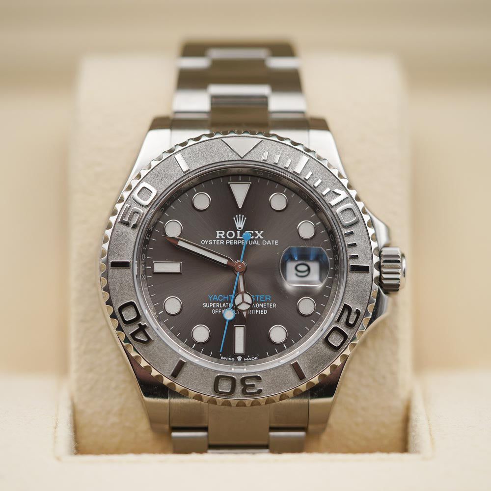 Yacht-Master 40 mm Dark Rhodium Dial, Stainless Steel Oyster Bracelet Mens Watch M126622-0001