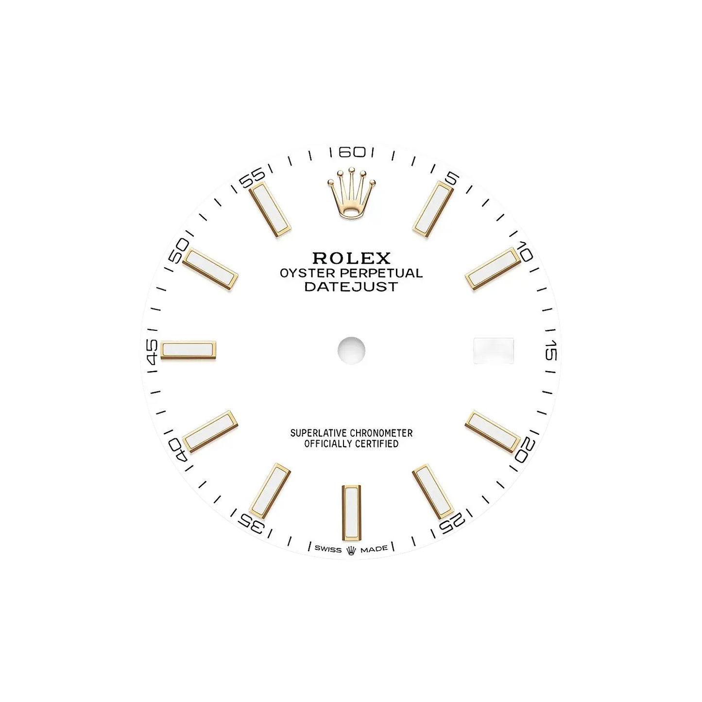 Datejust 41mm White Dial, Yellow Roleso 126333-0015