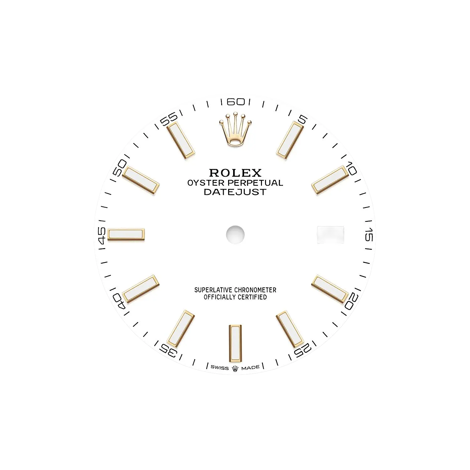 Datejust 41mm White Dial, Yellow Roleso 126333-0015