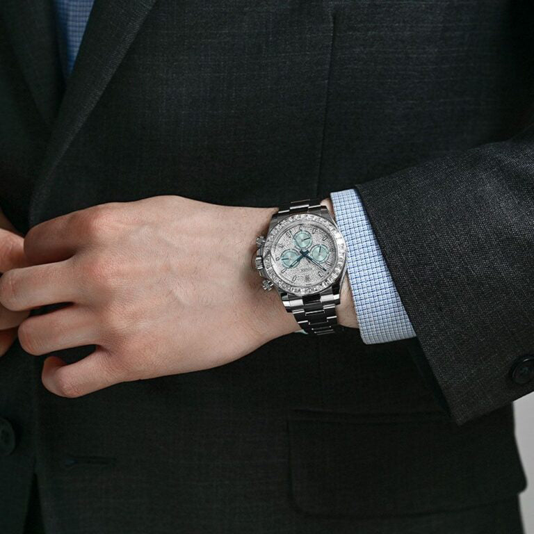 Daytona Diamond Pave Dial Platinum Watch 116576TBR