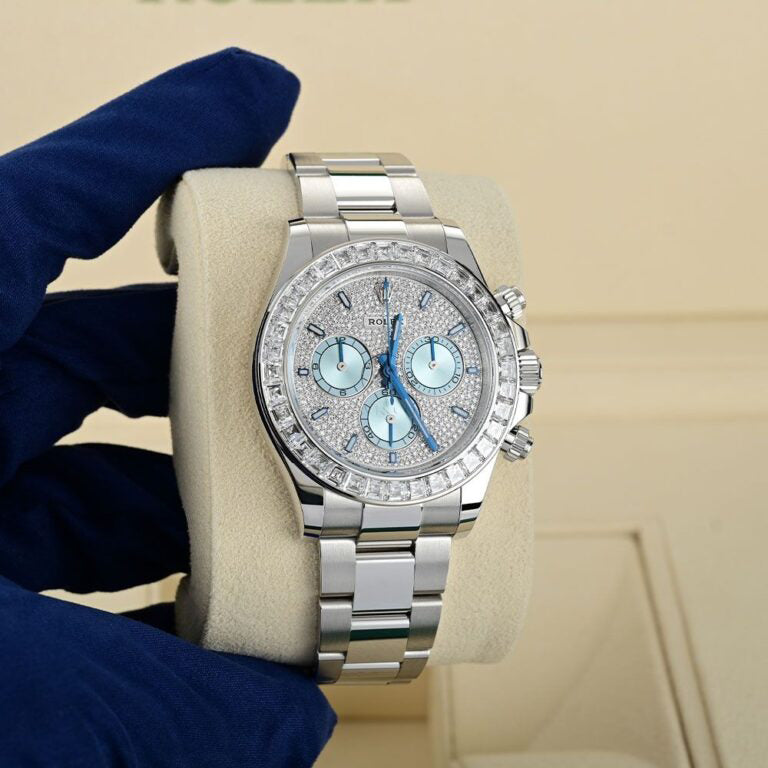 Daytona Diamond Pave Dial Platinum Watch 116576TBR