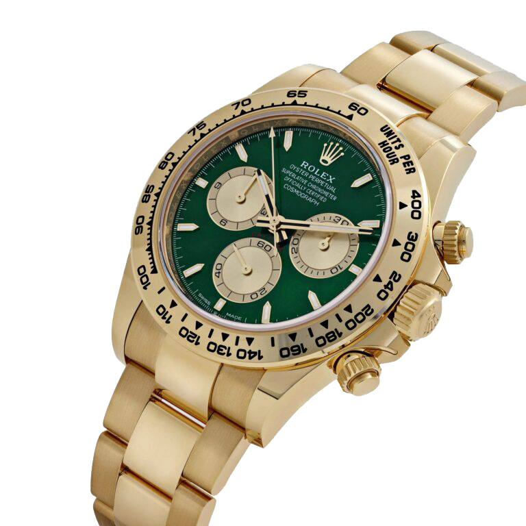 Daytona 126508 John Mayer 2.0 Yellow Gold Bright Green and Golden Dial (2025)