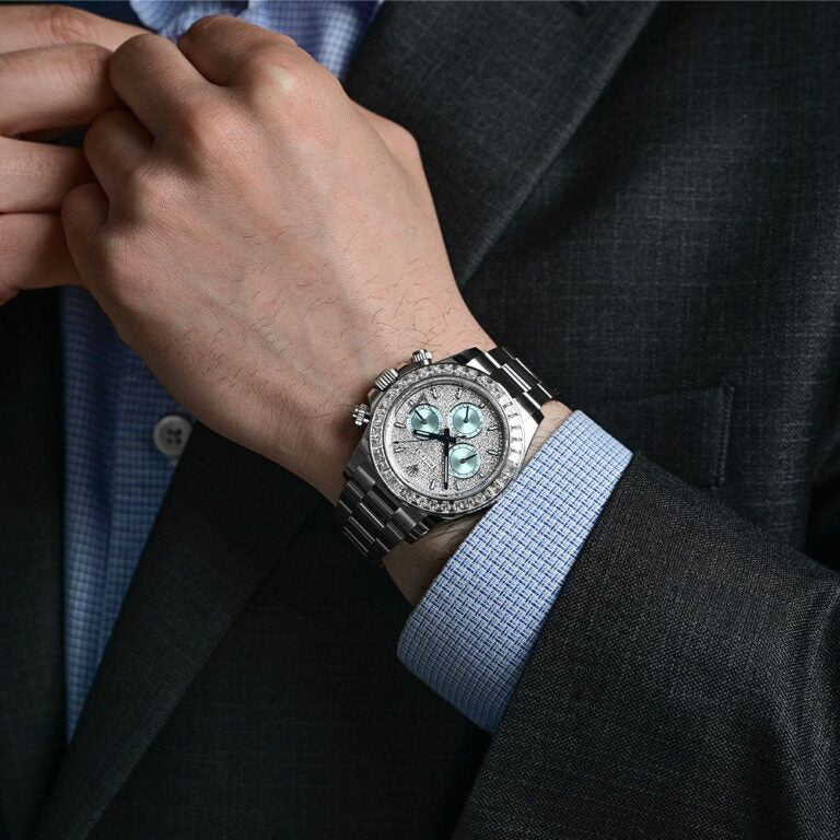 Daytona Diamond Pave Dial Platinum Watch 116576TBR