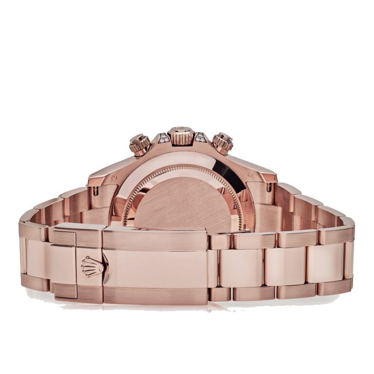 Daytona 116595RBOW Rainbow Rose Gold Black Dial Sapphire Bezel