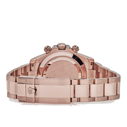 Daytona 116595RBOW Rainbow Rose Gold Black Dial Sapphire Bezel