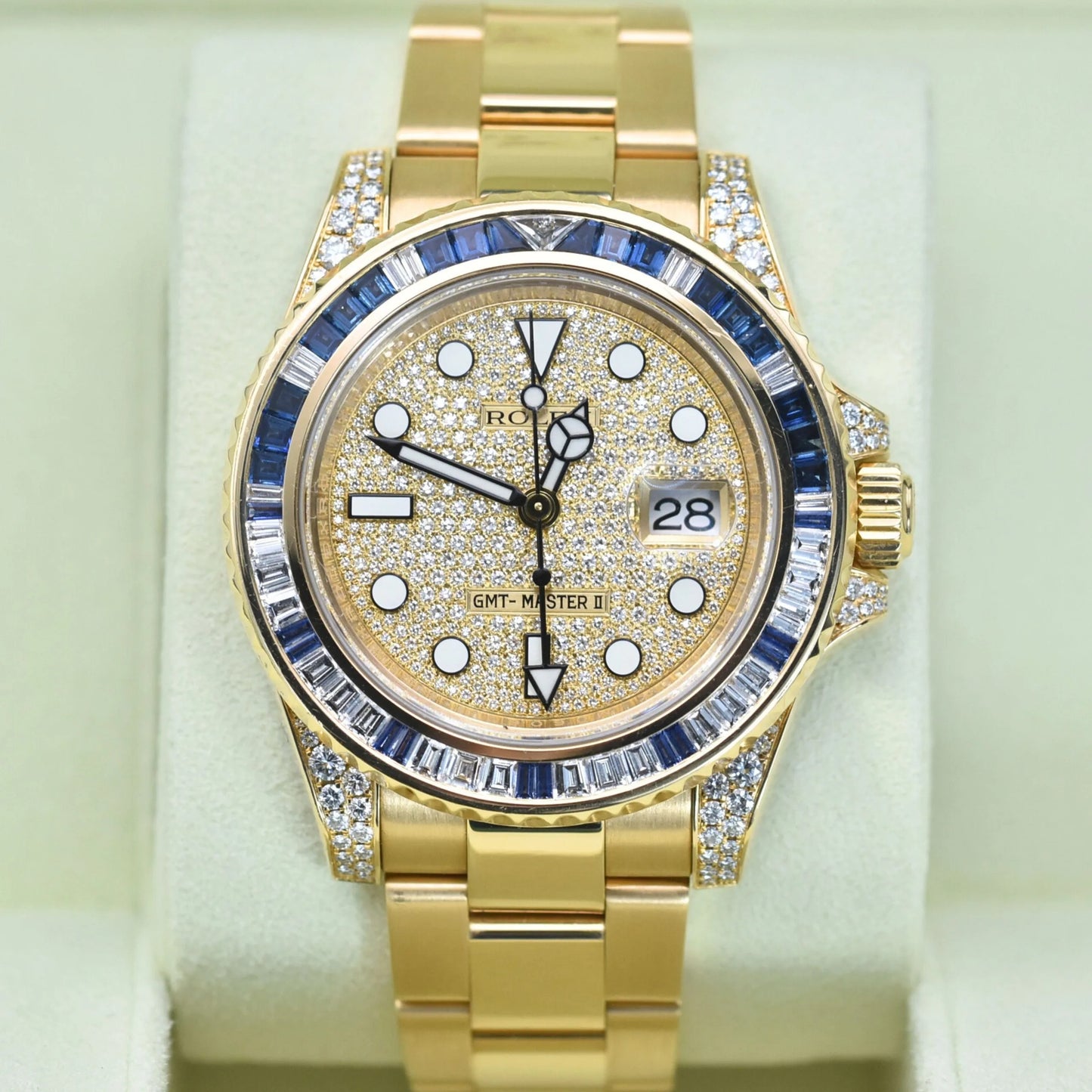 GMT-Master II 116758SARU Pave Diamond Dial 40mm