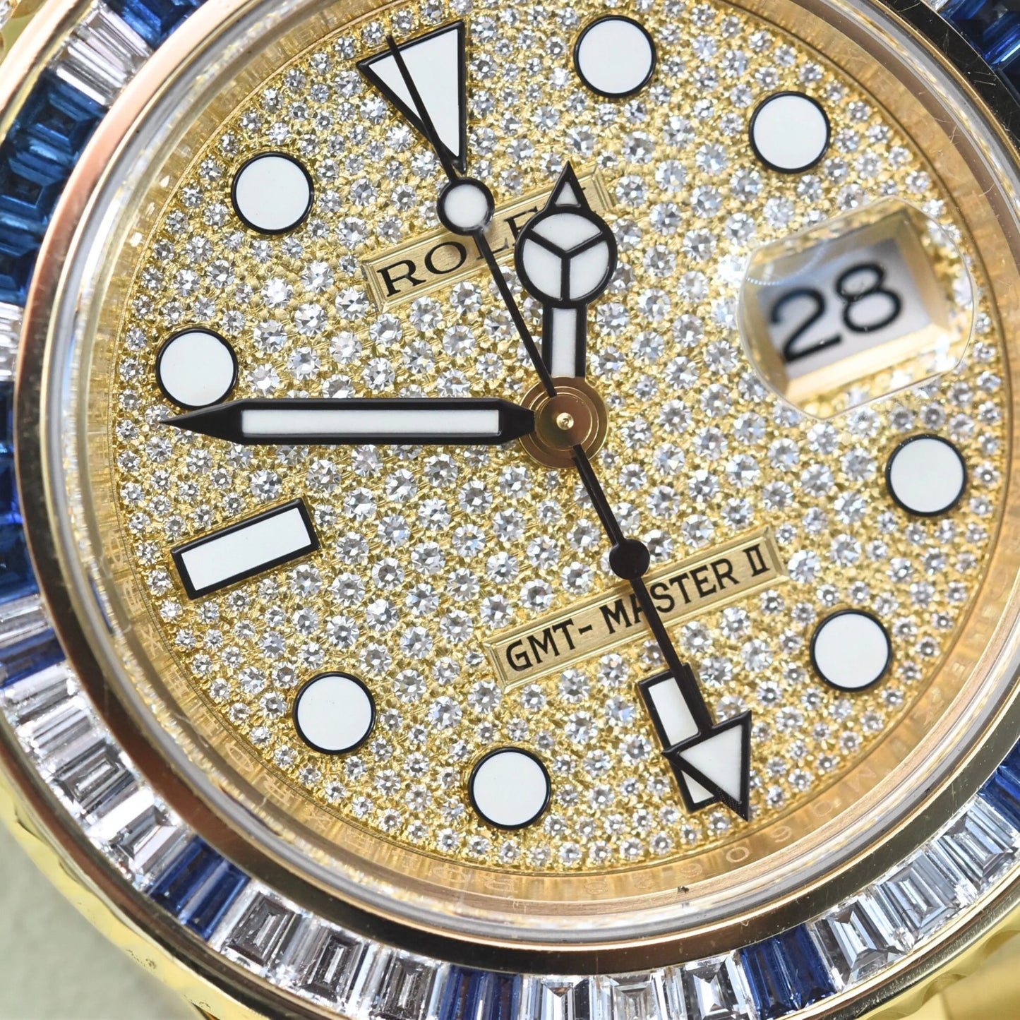 GMT-Master II 116758SARU Pave Diamond Dial 40mm