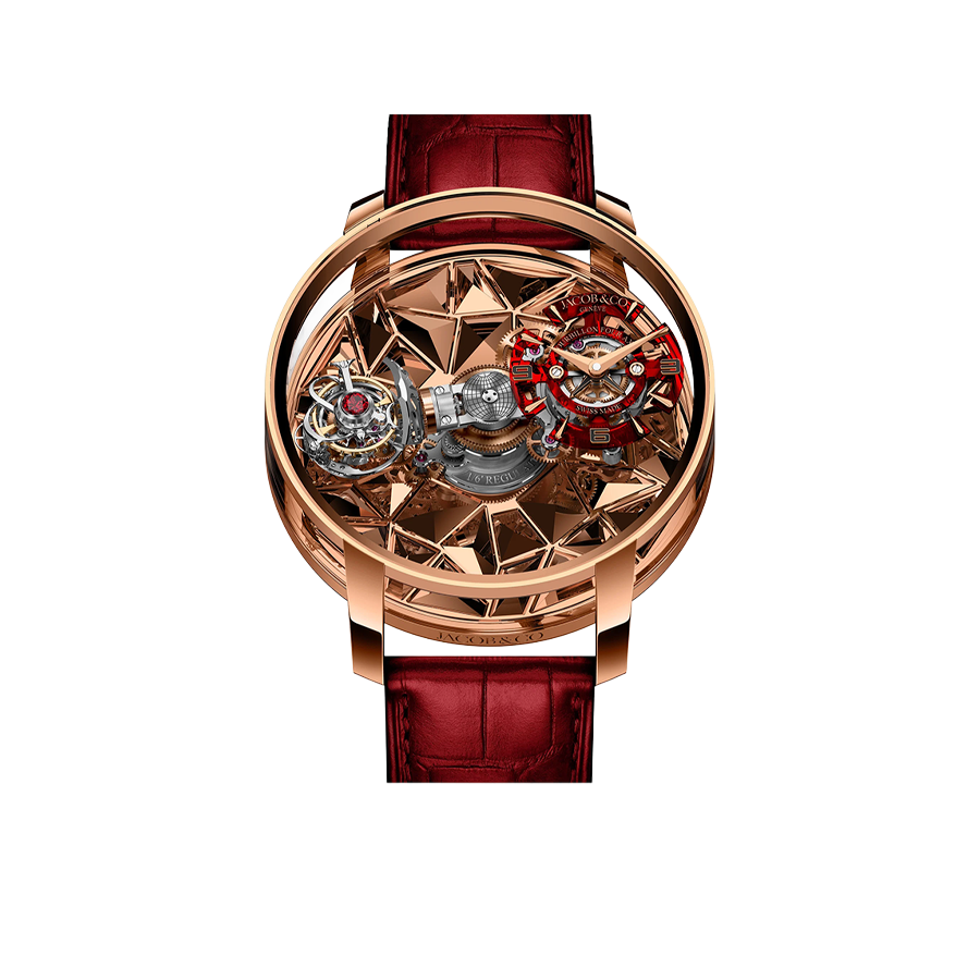 Astronomia Revolution Four-Axis Tourbillon 47mm Rose Gold, Sapphire Manual Winding AT180.40.AB.AA.A