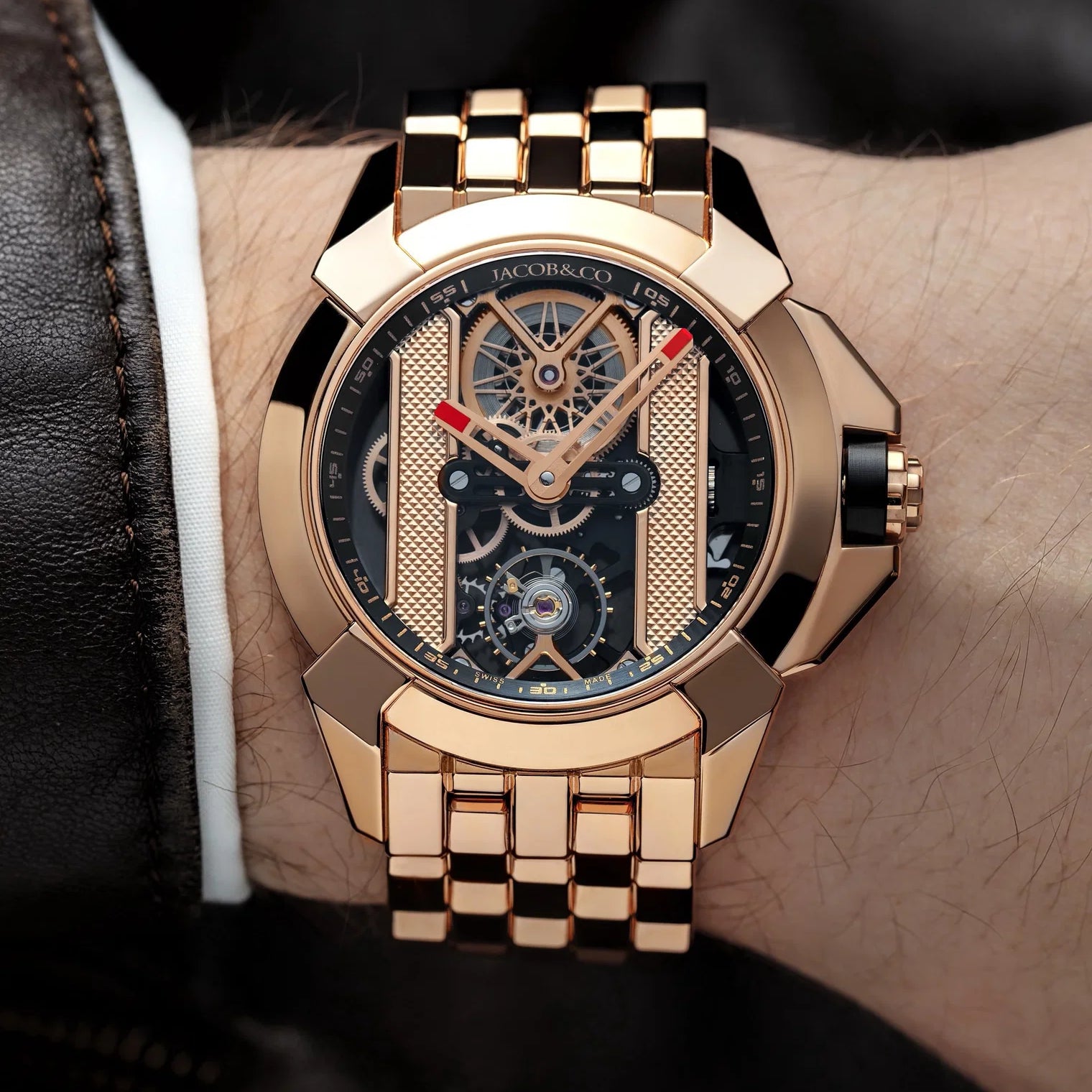 Epic X Bridges 44mm Rose Gold Manual Winding EX120.43.AB.AB.A40AA