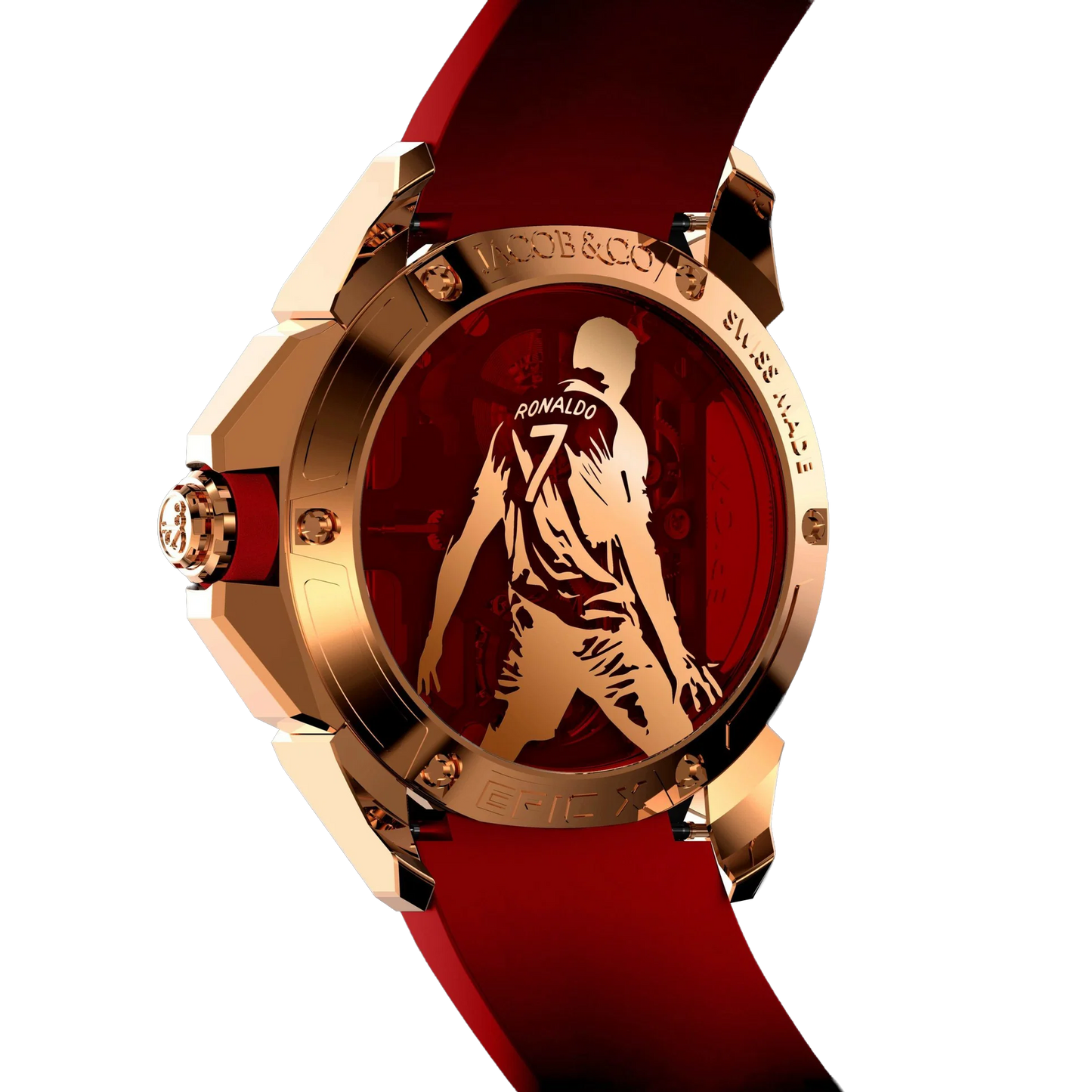 Epic X Flight of CR7 Baguette Rose Gold Manual Winding 44mm EX120.43.BC.AB.A