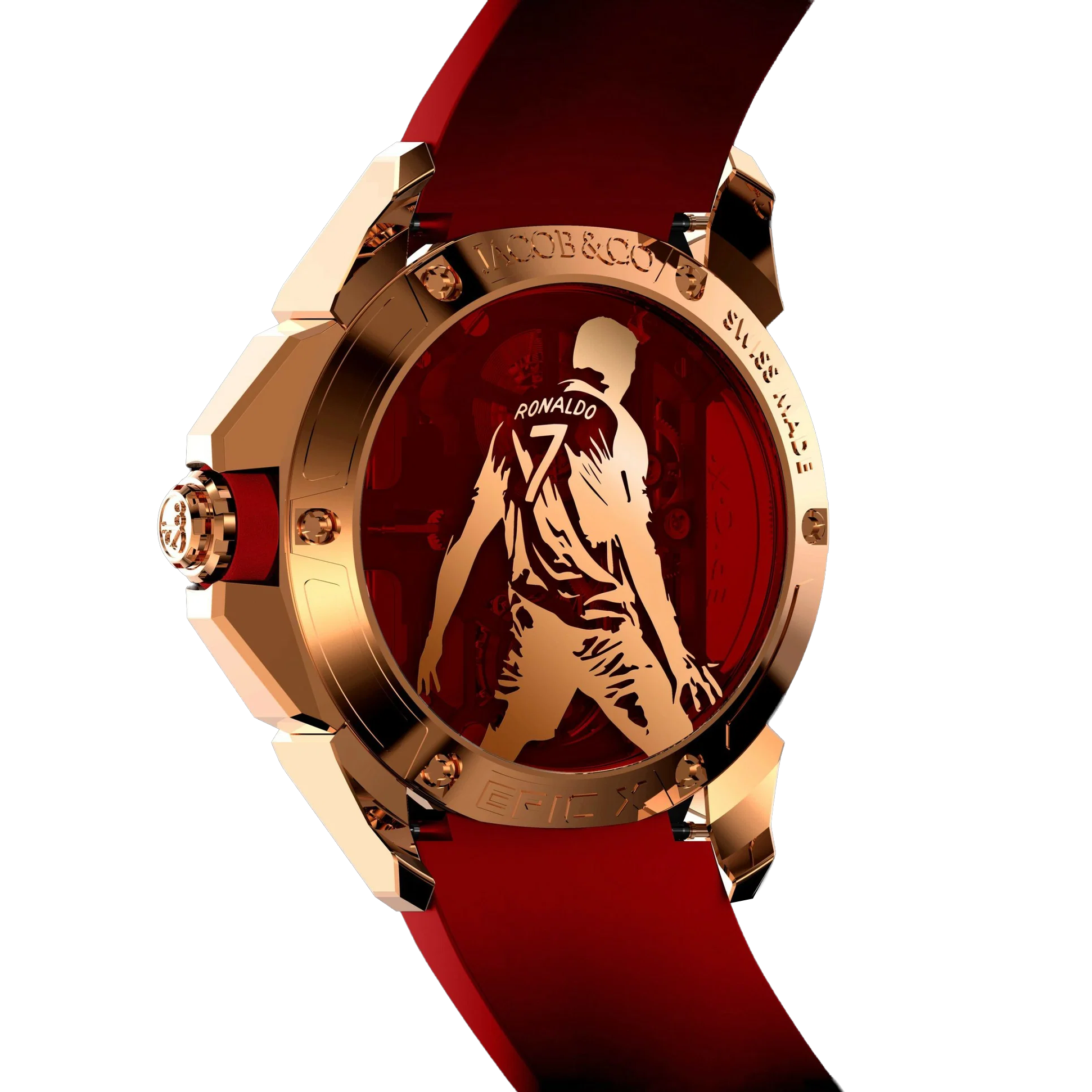 Epic X Flight of CR7 Baguette Rose Gold Manual Winding 44mm EX120.43.BC.AB.A