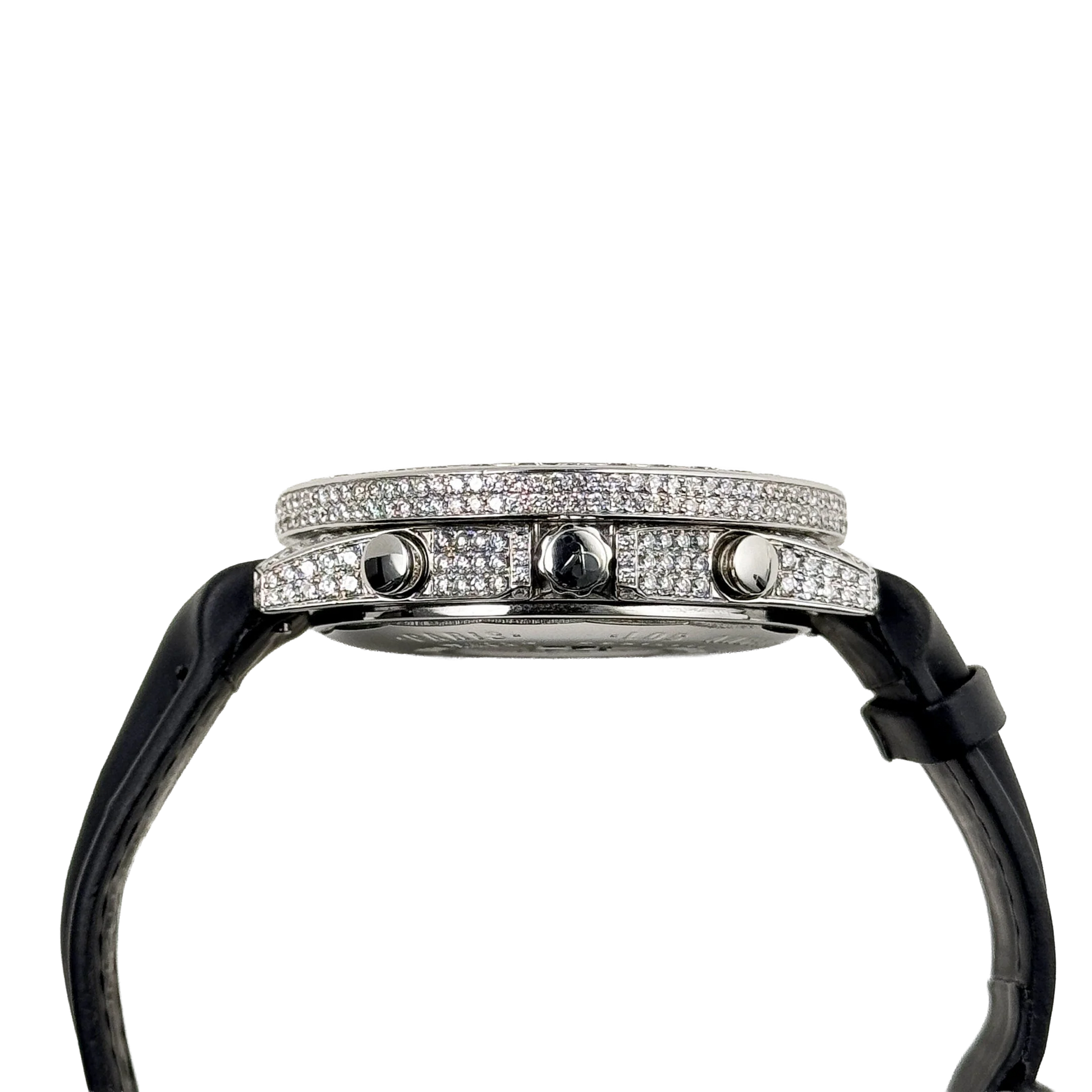 Five Time Zone Steel Diamond 40mm JCM-30